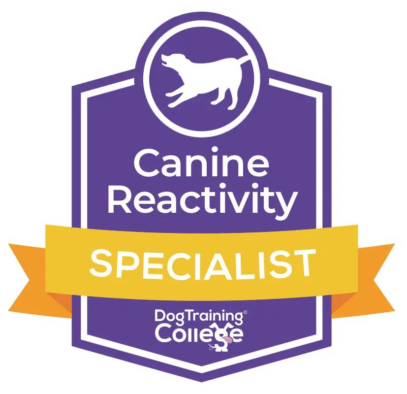 Canine Reactivity Specialist accreditation badge