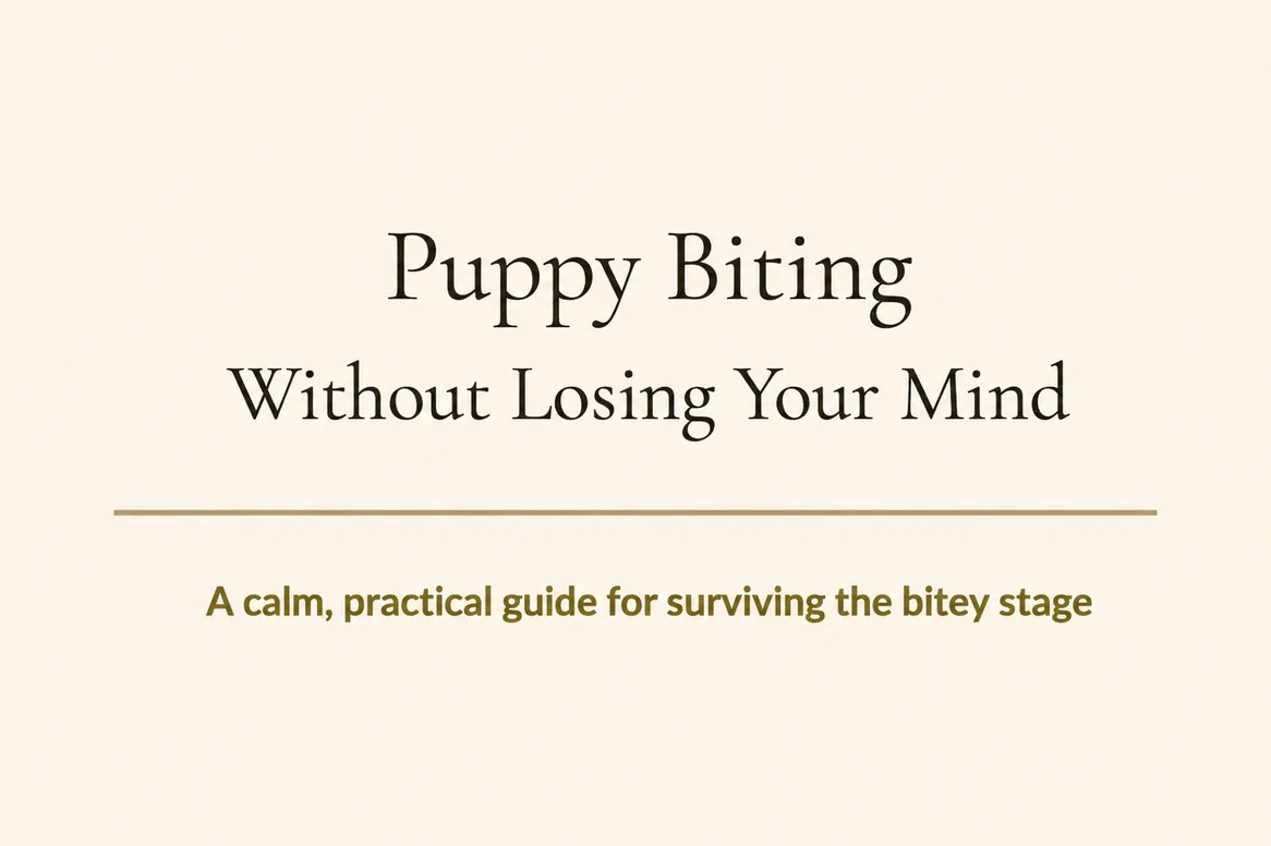Puppy Biting Without Losing Your Mind guide