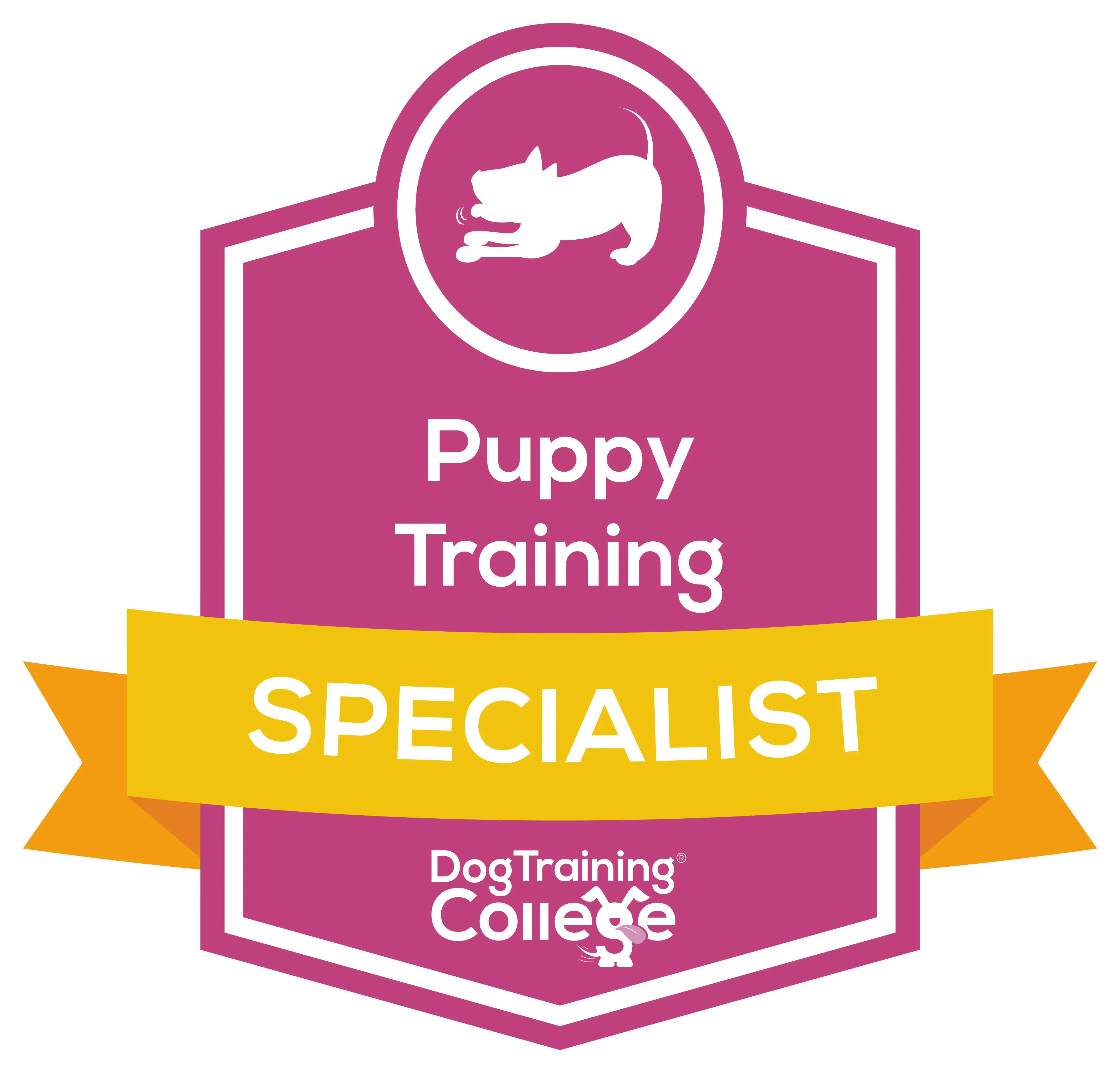 Puppy Training Specialist accreditation badge